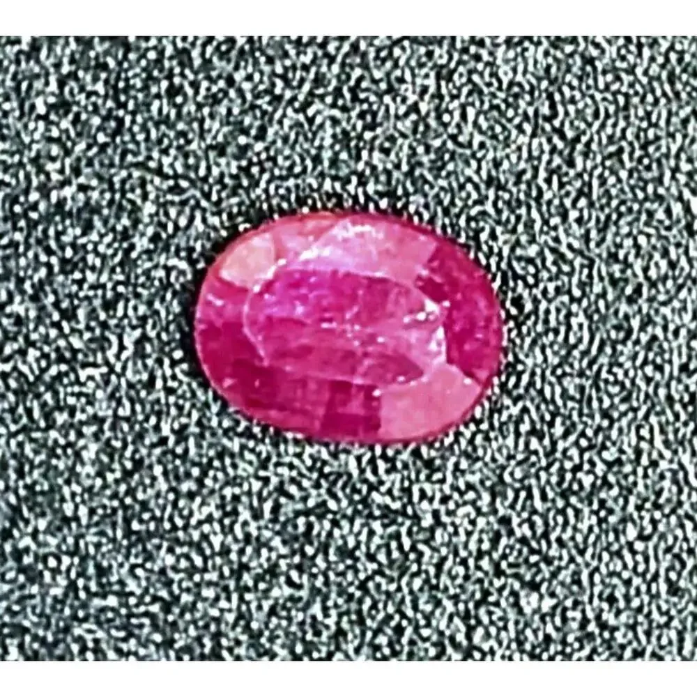 100% Natural Certified‎ Corundum Ruby Oval Non Treated 1.27ct